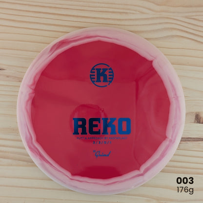 Kastaplast Reko K1 Grind recycled putter, disc 003, 176g