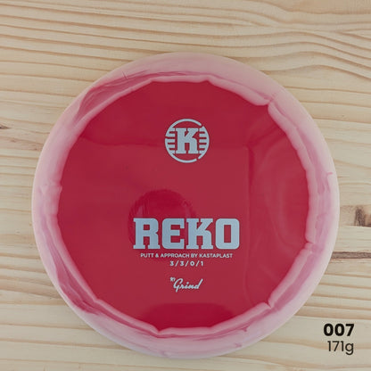Kastaplast Reko K1 Grind recycled putter, disc 007, 171g