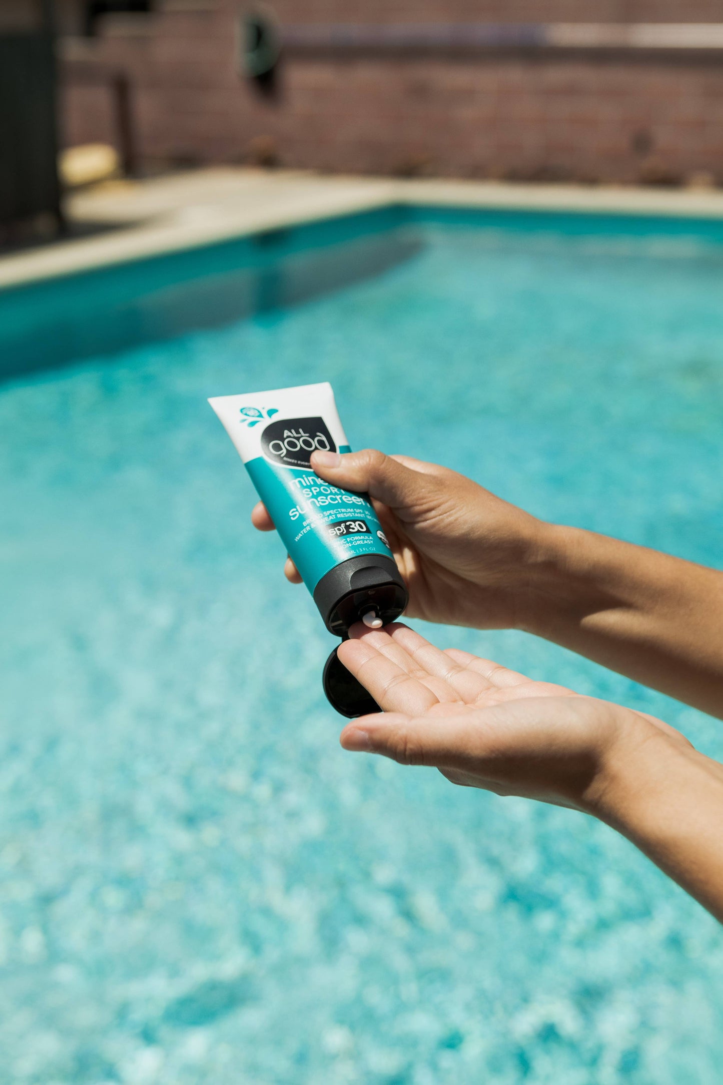 All Good Sport SPF 30 reef-friendly mineral sunscreen lotion