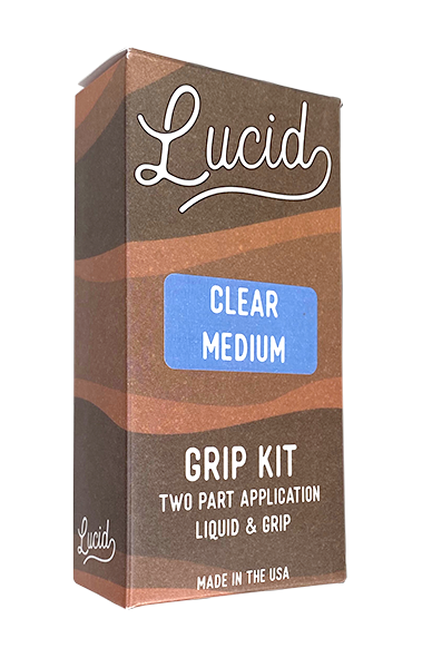 CLEAR - MEDIUM GRIP - Lucid Grip clear spray-on grip tape kit with recycled glass in CLEAR - MEDIUM GRIP