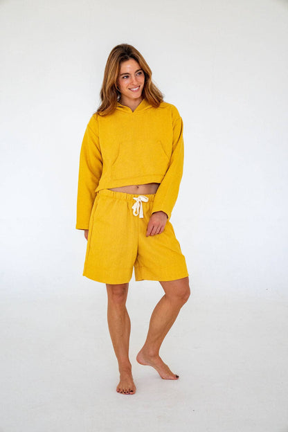 Baja Lounge Short - California Poppy
