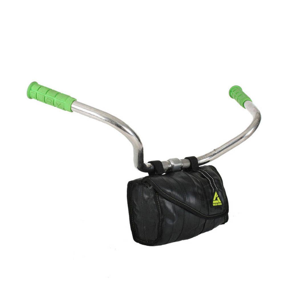 Green Guru Cruiser Cooler upcycled 6L insulated handlebar bag