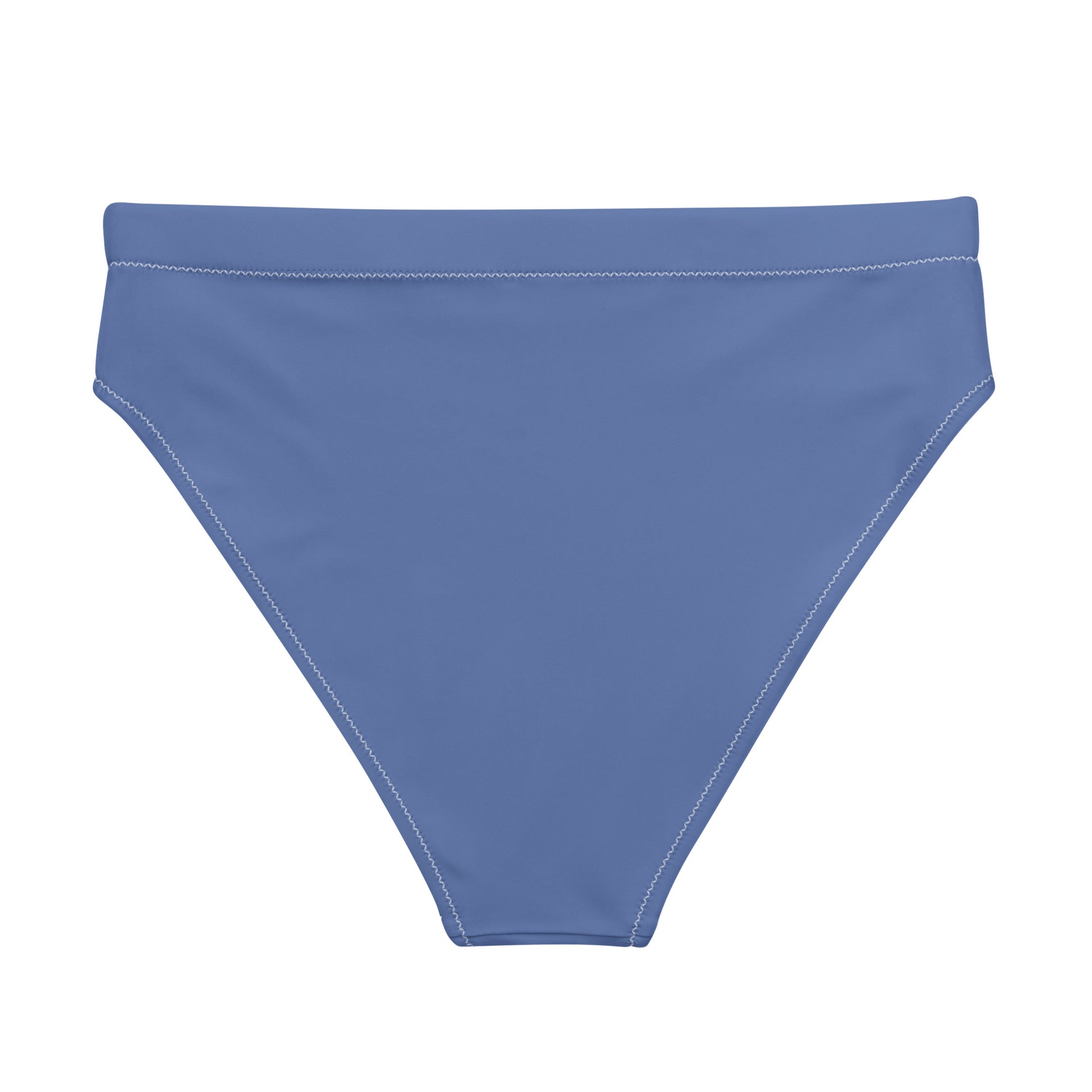 DEEP MERDIAN Flat lay back view of Midnight Reef Bikini Bottom, a premium double-layered recycled swimwear piece by VYRN