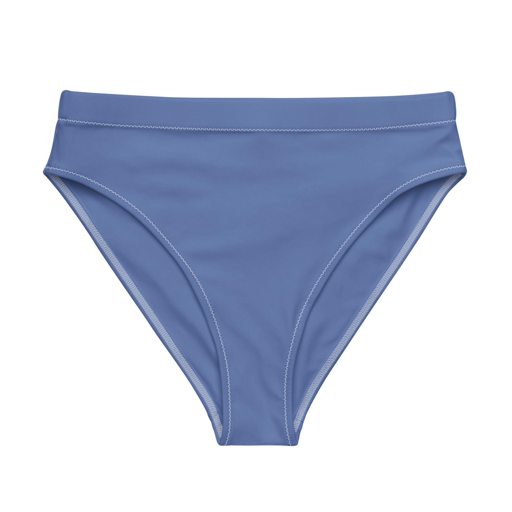 DEEP MERDIAN Flat lay front view of Midnight Reef Bikini Bottom, a premium double-layered recycled swimwear piece by VYRN