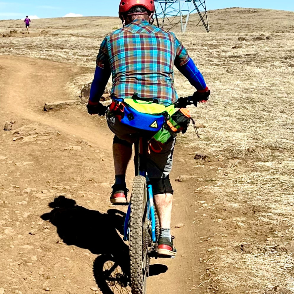 Green Guru Cotton Mouth upcycled bike feedbag