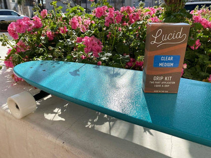 Lucid Grip clear spray-on grip tape kit with recycled glass