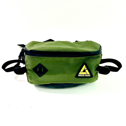 earthtone - Green Guru Packster upcycled hip pack in earthtone