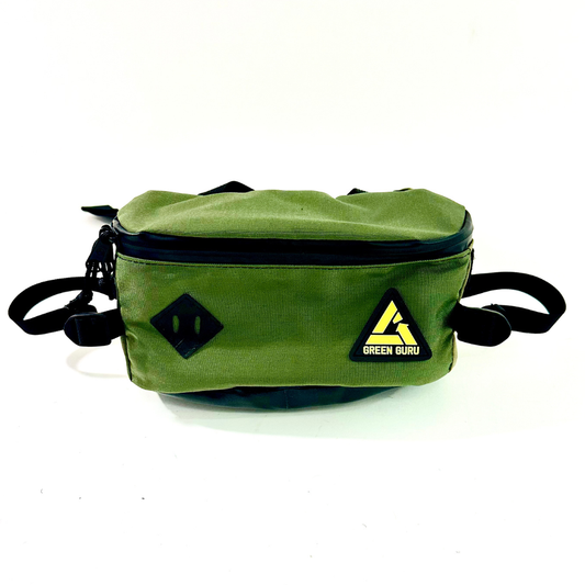 earthtone - Green Guru Packster upcycled hip pack in earthtone
