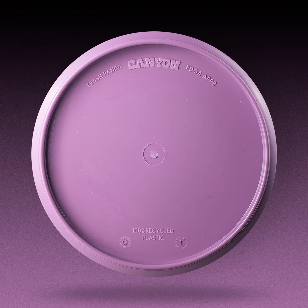 Lavender Trash Panda Canyon recycled overstable midrange disc 