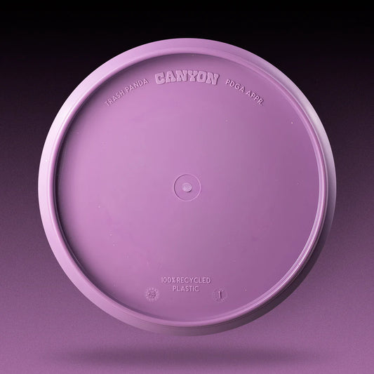 Lavender Trash Panda Canyon recycled overstable midrange disc 