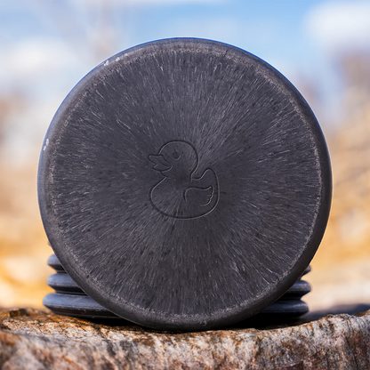 Black Rubber  Trash Panda Canyon recycled overstable midrange disc outside