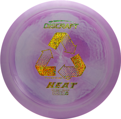 assorted Purple disc with Discraft branding and recycling symbol on a white background