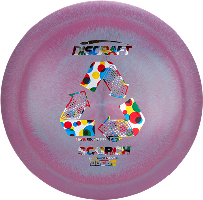 assorted Pink Discraft Scorch disc golf disc on a white background