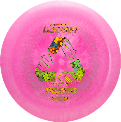 assorted Pink disc with colorful design on a white background
