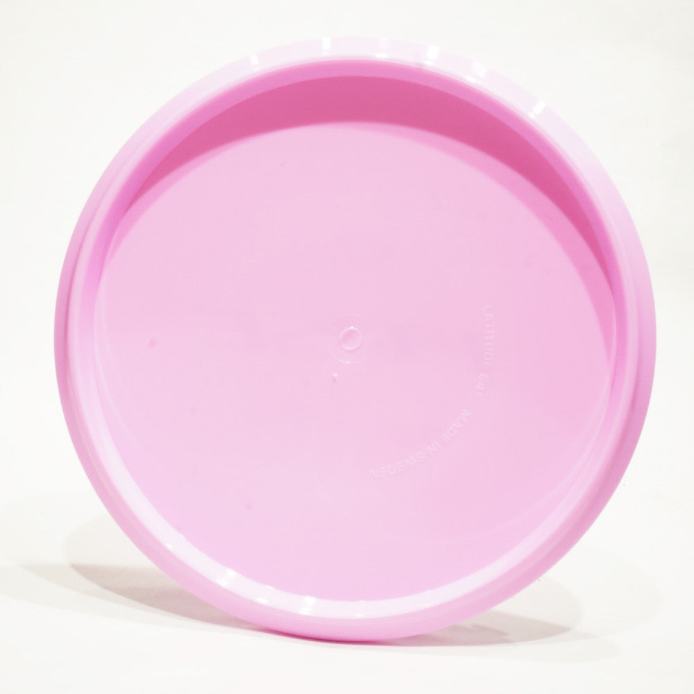 Pink disc golf disc fuse on a white background