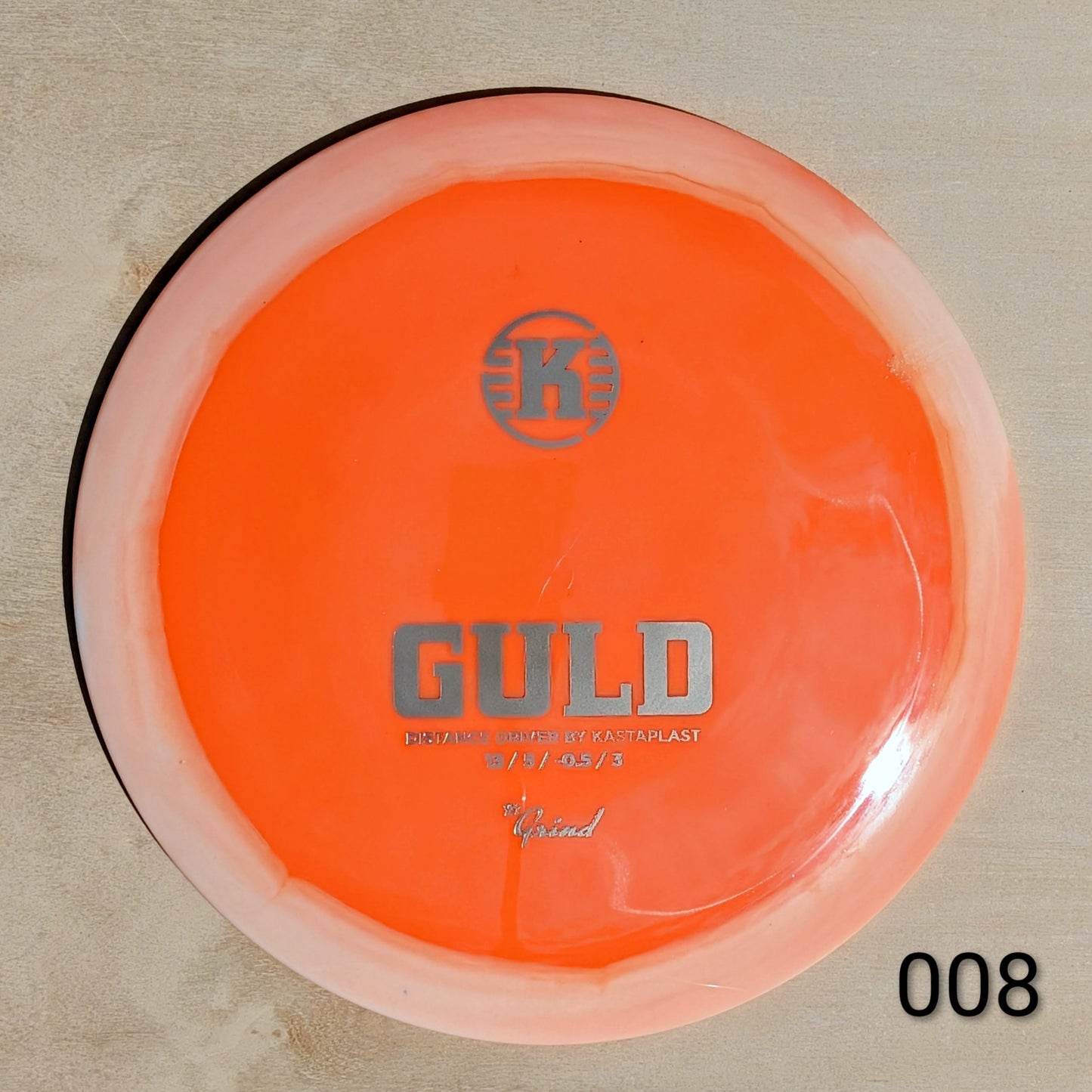 Kastaplast Guld | 100% Recycled K1 Grind Distance Driver - [GEAR]
