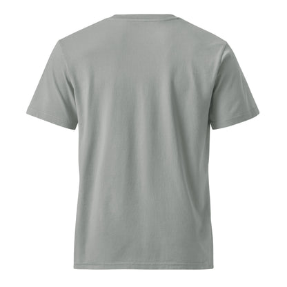 Dyed Misty Grey t-shirt on a white background