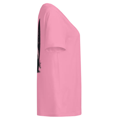 bubble pink eco friendly 100% sustainable cotton obx surf t-shirt