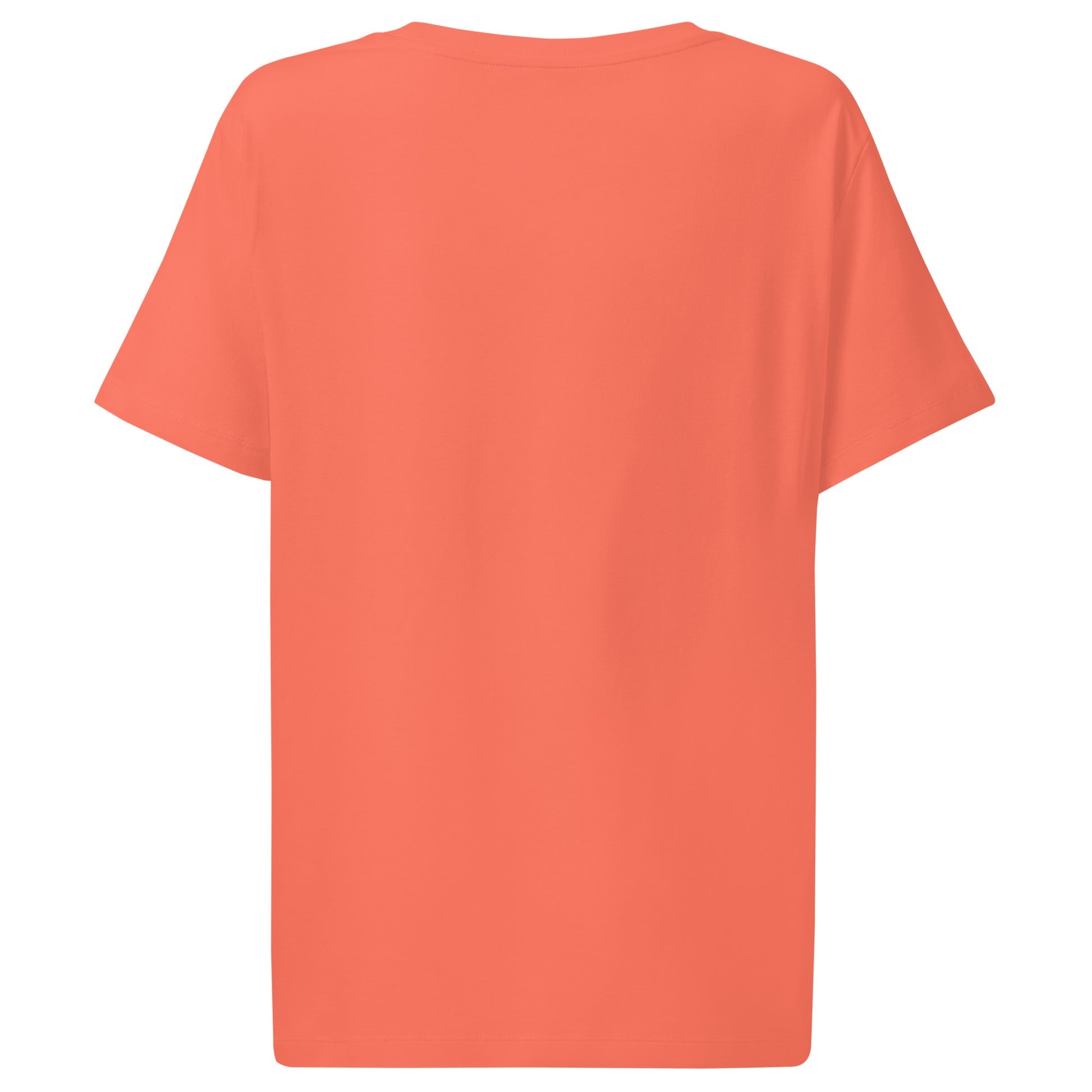 fiesta Coral t-shirt on a white background