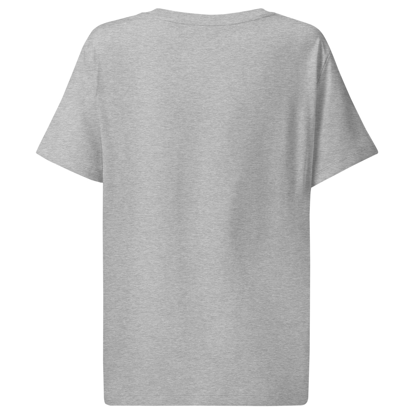 heather grey t-shirt on a white background