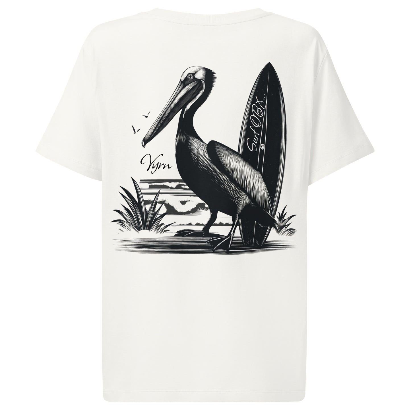 off white eco friendly 100% sustainable cotton obx surf t-shirt